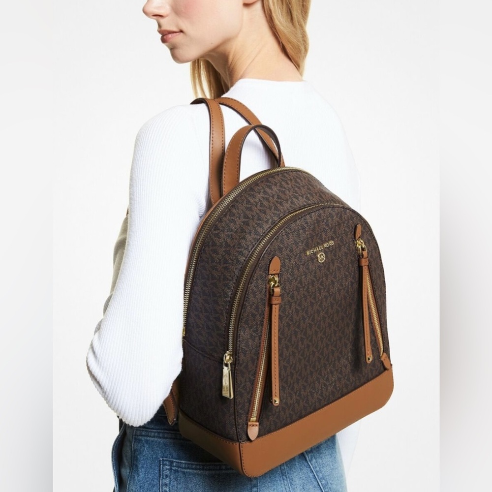 NWOT Michael Kors Logo Brooklyn Backpack